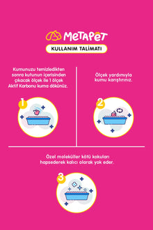 Kedi kumu kokusu giderici parfümsüz aktif karbon granülü
