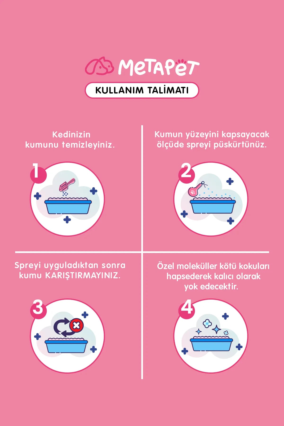 Kedi tuvaleti kötü koku giderici Le Jardin esanslı sprey