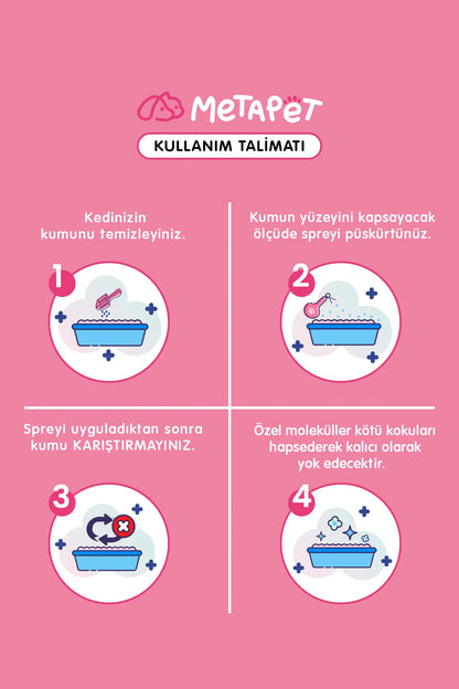 Kedi tuvaleti kötü koku giderici Le Jardin esanslı sprey