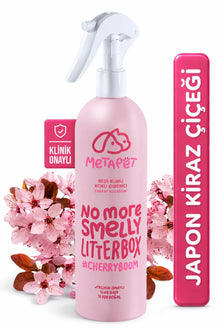 Cherry Blossom esanslı kedi kumu koku giderici sprey 400 ml