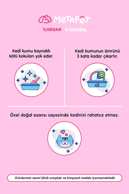 Kedi kumu kokusunu gideren Cherry Blossom koku giderici sprey