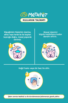 Köpeklere Özel Koruyucu Kuru Şampuan 200 ml