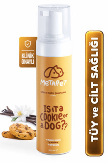 Metapet vanilya kokulu köpek kuru köpük şampuan 200 ml