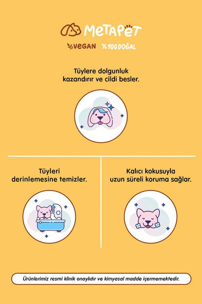 Yavru köpekler için banyo şampuanı
