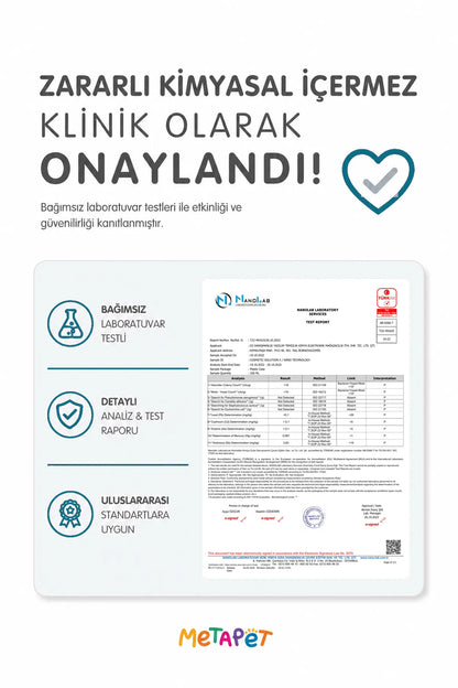 Kedi göz ve kulak çevresi günlük temizlik ürünü
