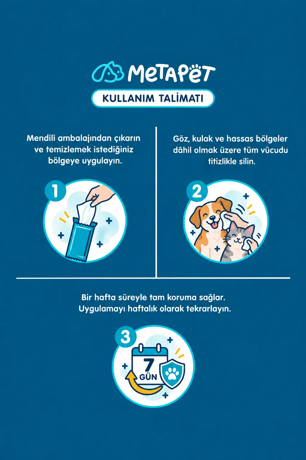 Göz kulak ve ağız çevresi temizleme mendili