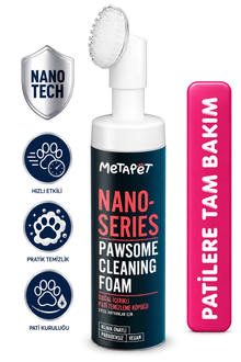 Metapet kedi pati temizleyici köpük 200 ml