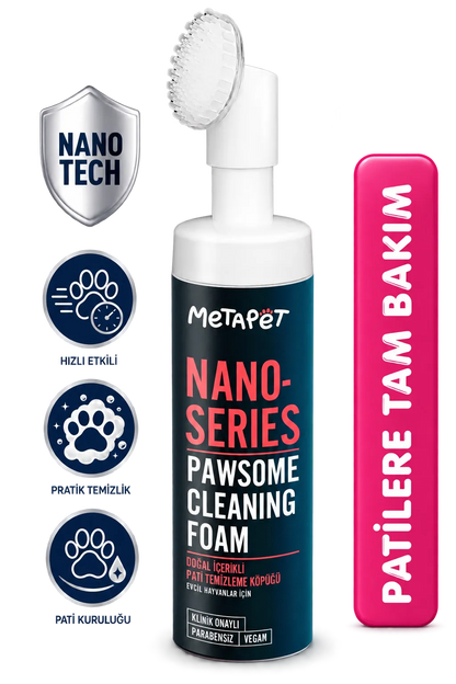 Metapet kedi pati temizleyici köpük 200 ml