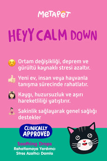 Melisa içerikli Metapet kedi sakinleştirici damla