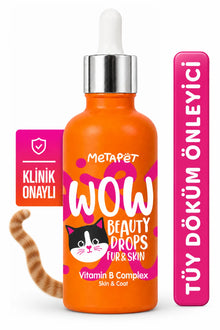 Metapet kedi tüy dökülmesi önleyici damla 50 ml