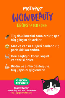 Kediler için tüy dökme önleyici damla