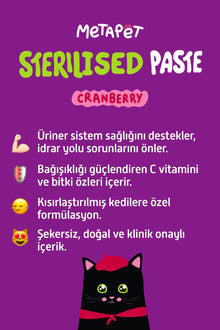 Cranberry kızılcık özlü kedi maltı