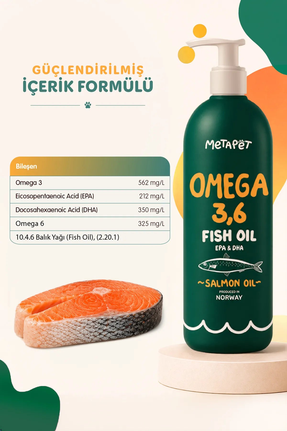 Kedi tüy ve deri sağlığı bakımını destekleyen somon yağı