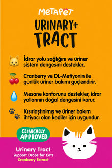 Kedi üriner sistem desteği için sıvı damla