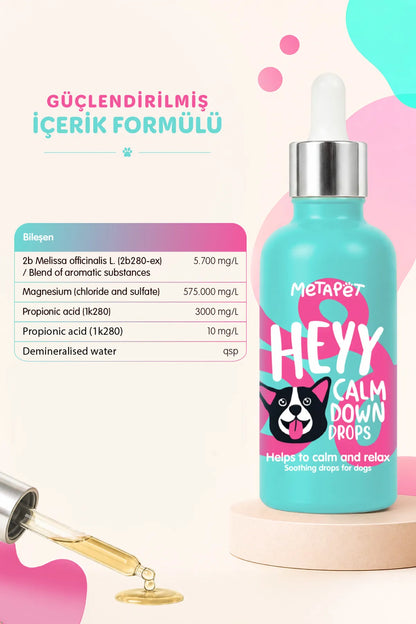Passiflora ve valerian içeren bitkisel köpek sakinleştirici