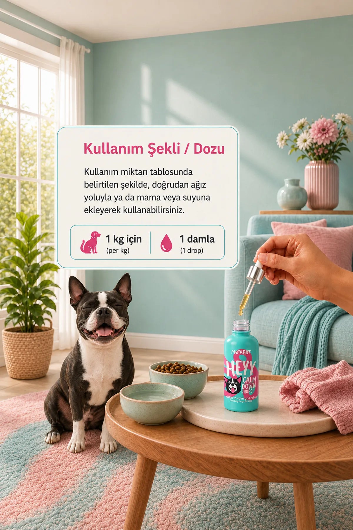 Yolculuk ve araba stresi için köpek rahatlama desteği