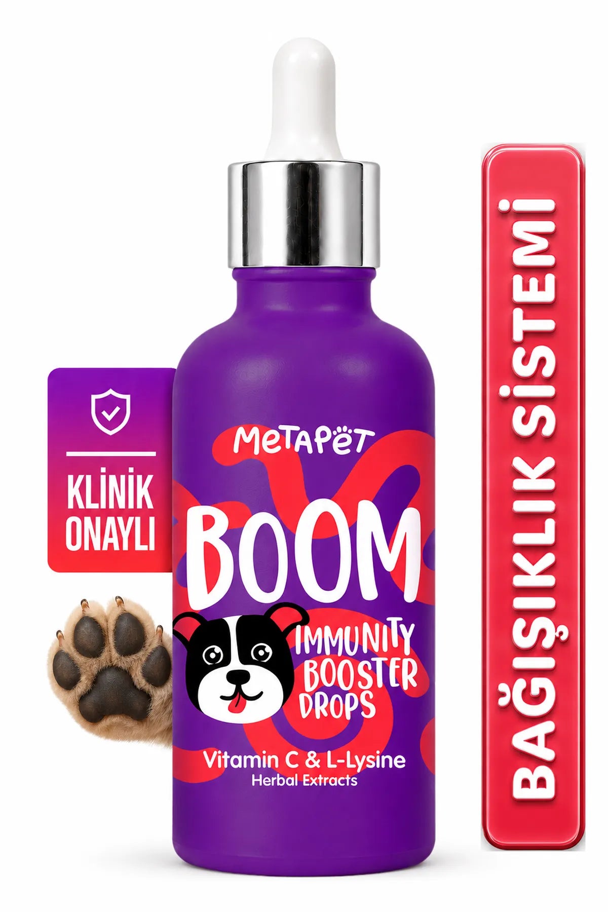 Köpek bağışıklık güçlendirici vitamin damlası 50 ml