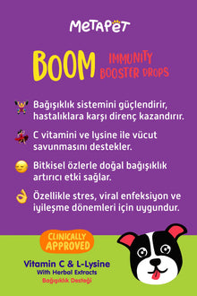 C vitamini ve L-lizin içeren köpek bağışıklık vitamini