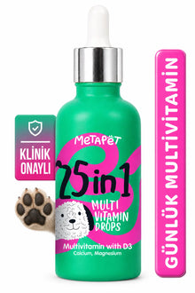 Köpekler için 25 in 1 multivitamin damla 50 ml
