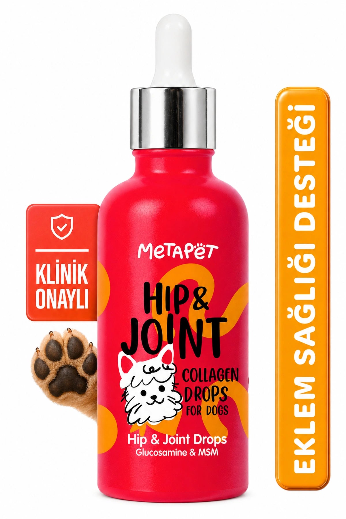 Köpekler için eklem destekleyici glukozamin damlası 50 ml