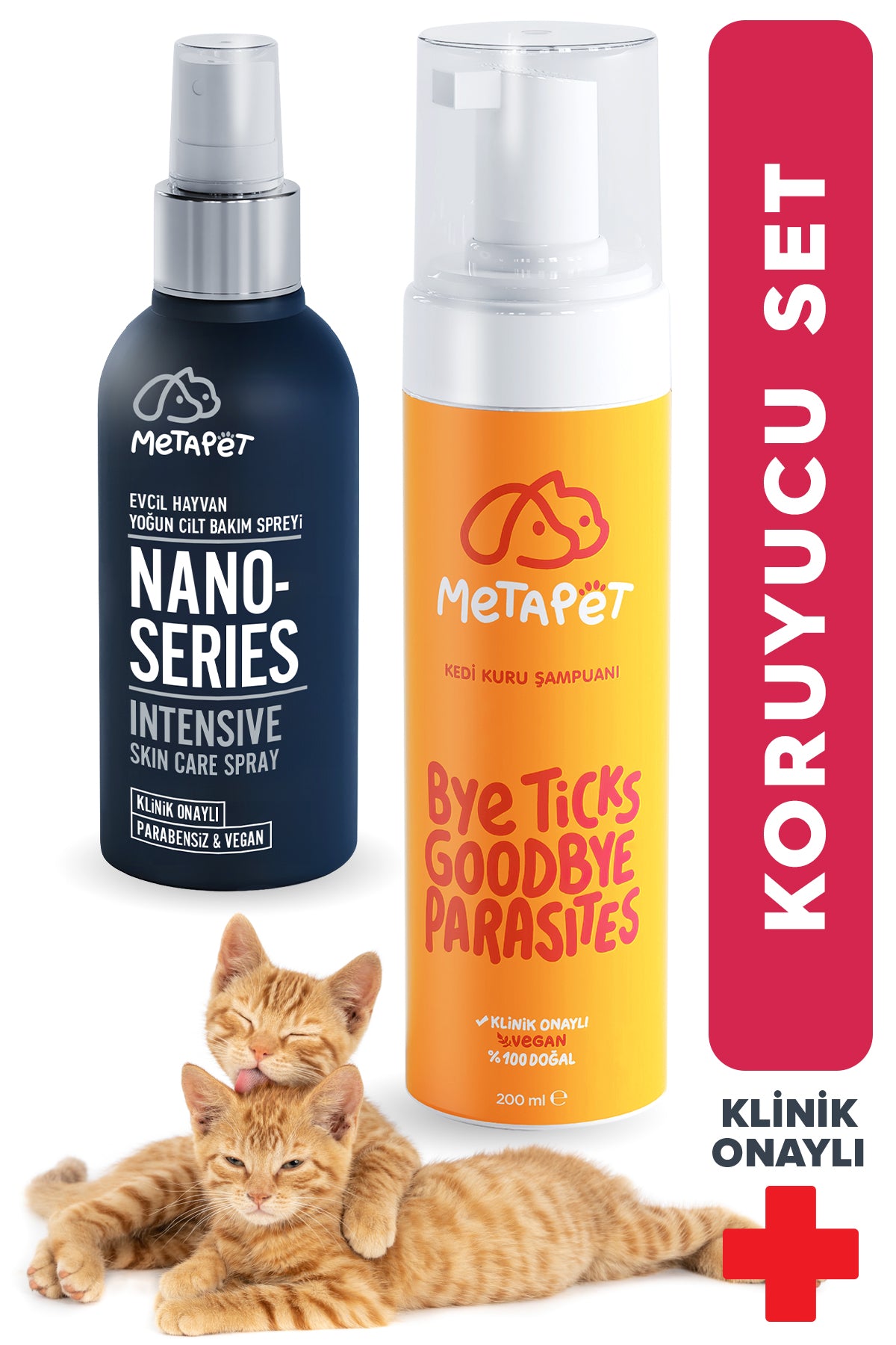 Kedilere Özel Koruyucu Hijyen Paketi